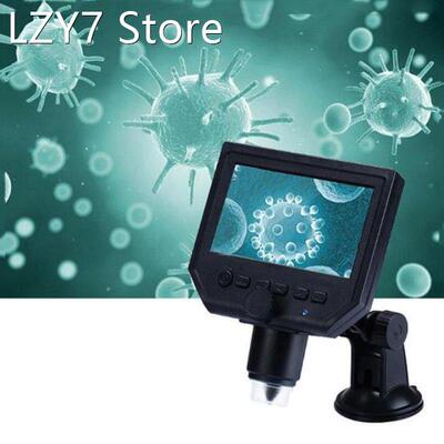 600X 4.3 inch LCD USB digital microscope portable 8 LED 3.6M
