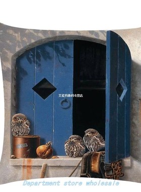 2019 Newly 45x45cm Single-sided Animal Series Soft Linen Pil