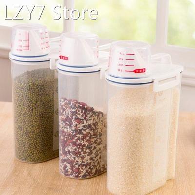 2L Portable Plastic Food Storage Box Container Kitchen Food