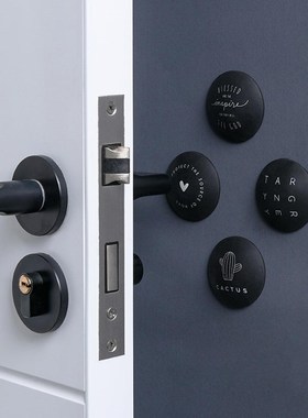 4pcs Wall Protector Door Handle Silicone Bumper Guard Stoppe