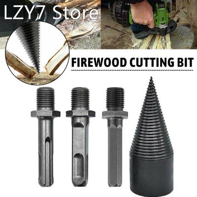High Speed Twist Firewood Drill Bit Log Wood Splitter Screw