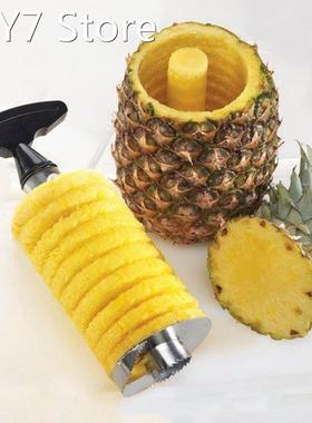 3 Colors Stainless Steel Pineapple Corer Peeler Cutter Easy