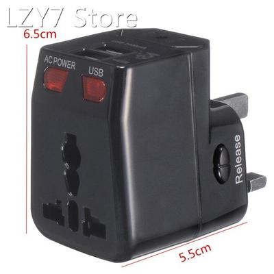 120-250V Universal International Travel Adapter Plug USB Por