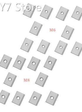 10 Pcs M6/M8 T-Track Slider Sliding Nut Manganese Steel T S