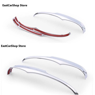 Car Rearview Mirror Strip Scratchproof Bright Decorative Bum