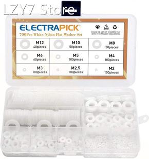 Washers Sealing 700pcs Metric 870 Kit Flat Nylon Assortment