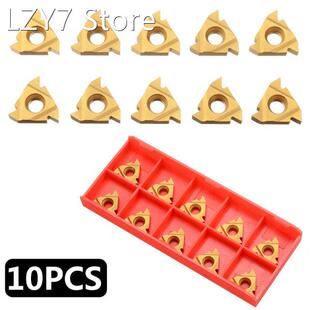 10Pcs/Box 16ER AG60 External Thread Carbide Inserts Durable
