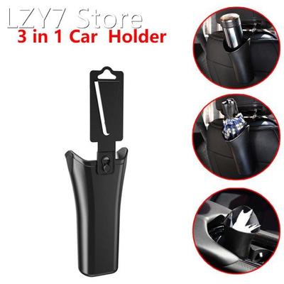 3 In 1 Car Umbrella Holder Water Bottle Holder Hanging Hook