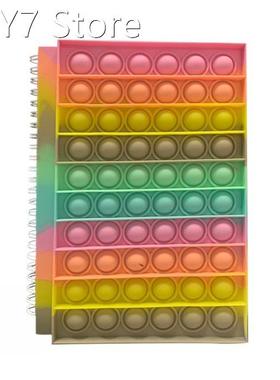Fidget Toy Silicone Cover Push Bubble Notebook Stress Relief