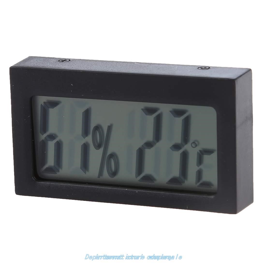 新款 MInI THerMor Hygror DIgITaL LCD InDoor HuMIDITy MeTe