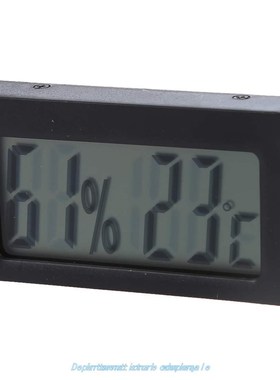 新款 MInI THerMor Hygror DIgITaL LCD InDoor HuMIDITy MeTe