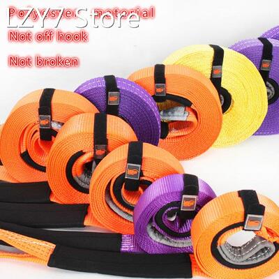 1 set 5m 5Tons Heavy Duty Car Road Recovery Tow Strap Towing