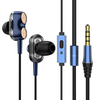 Universal In Ear Wired Earphone HiFi Stereo Gaming Music He