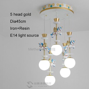 Children's Room Pendent Light Girl Princess Bedroom Lamp Car