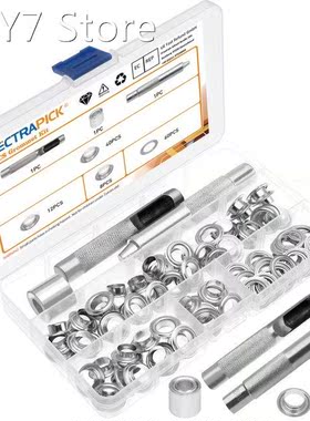 Electrapick Grommet Kit Metal Eyelets Grommets Punch Hole To