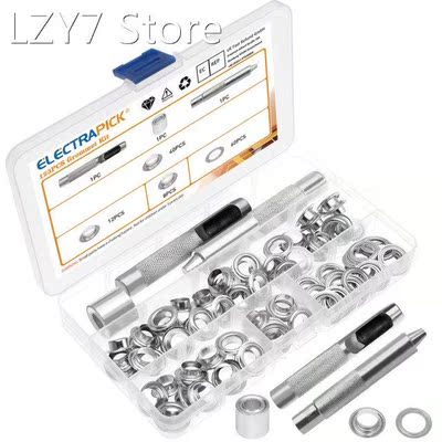 Electrapick Grommet Kit Metal Eyelets Grommets Punch Hole To