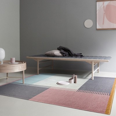 Nordic Carpet Livingroom Bedroom Abstract Rug Anti-Skid Mini