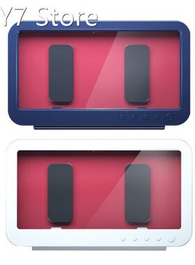 Wall Mount Phone Holder Bathroom Case Mount Shelf, Mirror B