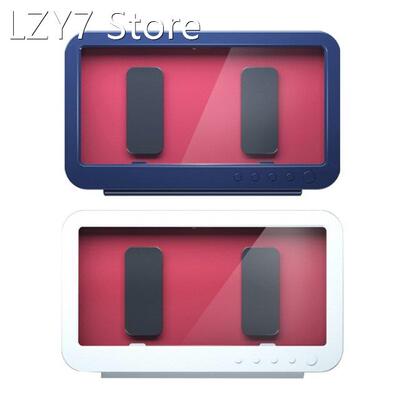 Wall Mount Phone Holder Bathroom Case Mount Shelf, Mirror B