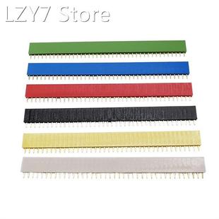 6Pcs/Set 2.54mm Single Row Female PCB Board Pin Header Conne