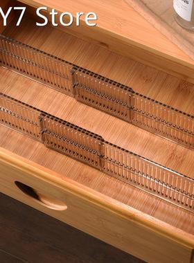2Pcs Durable Drawer Cabinet Storage Partition Divider Adjust