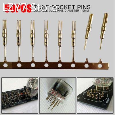 50pcs/set Durable Tube Pins Nixie/VFD Tinned Brass Tube Sock