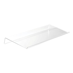 Acrylic Tilted Computer Keyboard Holder Clear Keyboard Stand