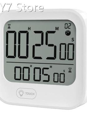 Digital Timer White Digital Timer with 12 / 24 Hour Time For