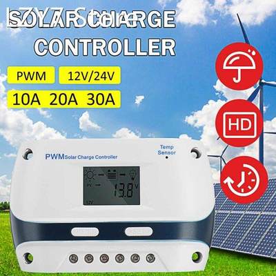 Solar Charge Controller 12V/24V 10/20/30A Auto PWM Output So