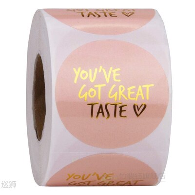 Thank You Sticker Roll for Business Thank You Labels for Han