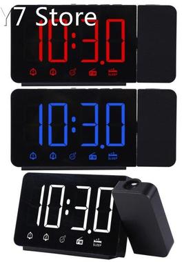 LED Digital 2 Alarm Clock USB Electronic Desktop Table Watch