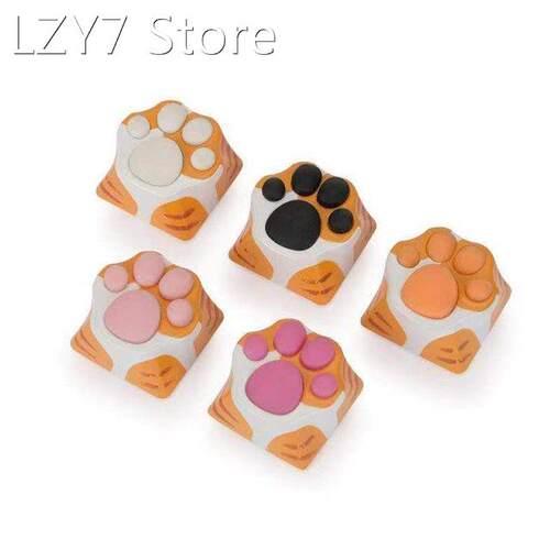Key Cap Games Backlit Cat Paw DIY Star Key Cap Mechanical Ke