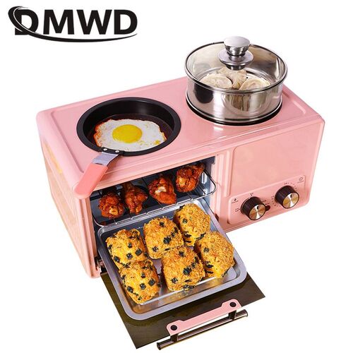 DMWD 4 in 1 Household Electric Breakfast Machine Toaster Fry