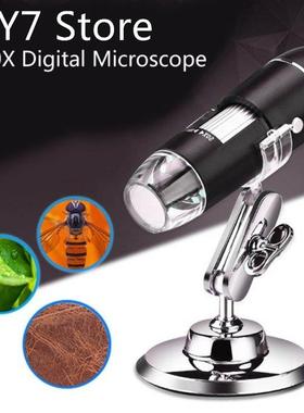 500X Electronic Microscope 8 LED Digital USB Microscope Magn