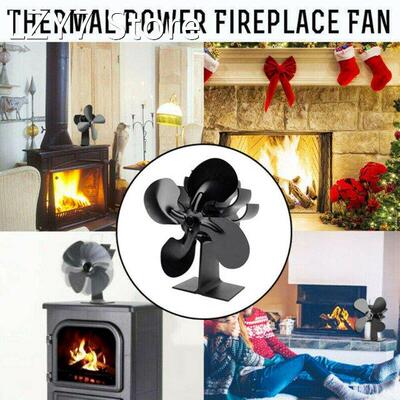 Fireplace Heat Powered Stove Fan Wood Log Burner Ecofan Quie