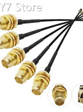 10Pcs RP SMA Female Jack Bulkhead to IPX U.FL IPEX 1.13mm Pi