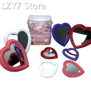 INS Pink Love Mirror desk Vanity Mirror Wall Mounted Dual-U