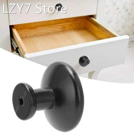 Black Cabinet Handle Zinc Alloy Pull Handle Knob for Wardrob