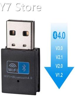 WiFi Bluetooth Wireless Adapter 150Mbps USB Adapter 2.4G Blu