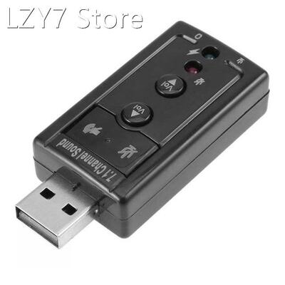 7.1 Virtual USB Sound Card External Audio Adapter for Deskto