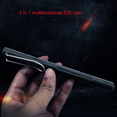Multifunctional 6061 Alunum Alloy Fountain Pen + ball pen he