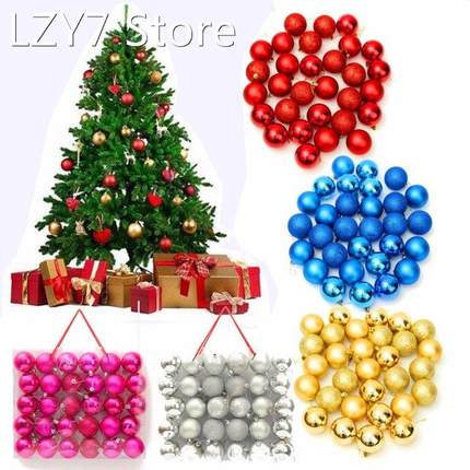 30pcs Christmas Tree Pendants Decorative Hanging Christmas B