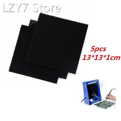 5Pcs High Density Activated Carbon Foam Black Filter Solder