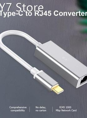 Type-C to RJ45 Adapter 5Gbps Compatible for PC Computer Lapt