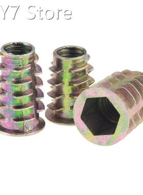 M4 M5 M6 M8 M10 Zinc Alloy Thread For Wood Insert Nut Flange