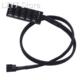 Cooling port pin CPU Fan Cable Power PWM Cooler Splitter