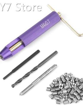 50Pcs Stainless Steel Coiled Wire Helical Screw Thread Repai