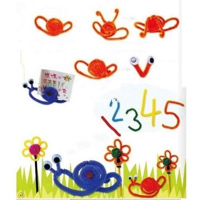 200pcs kindergarden diy chenille stems pipe cleaners