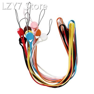 50pcs Mobile phone hanging rope adjustable silicone long rop