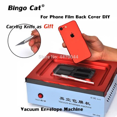 Mobile Phone Vacuum Envelope Machine Automatic Vacuum Back C